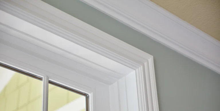 Custom moldings installed in a San Antonio home